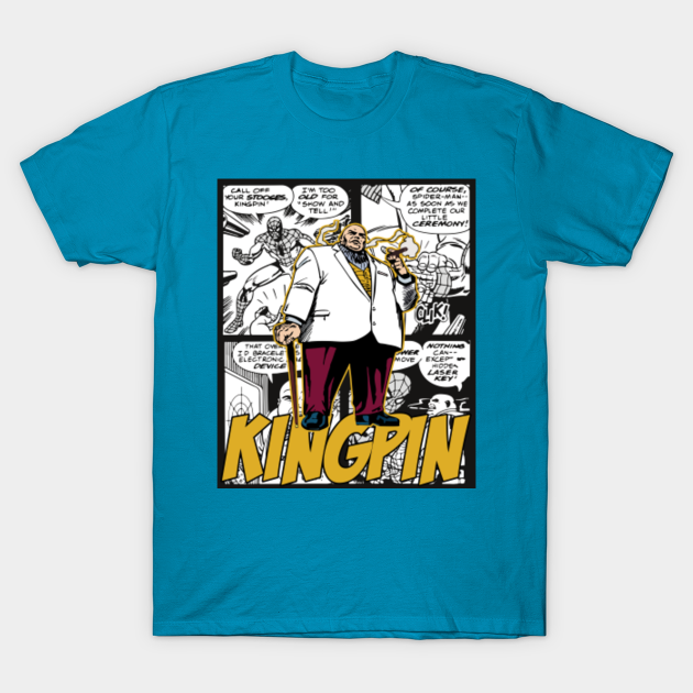 KINGPIN Kingpin Super Villain Spiderman Comics TShirt TeePublic